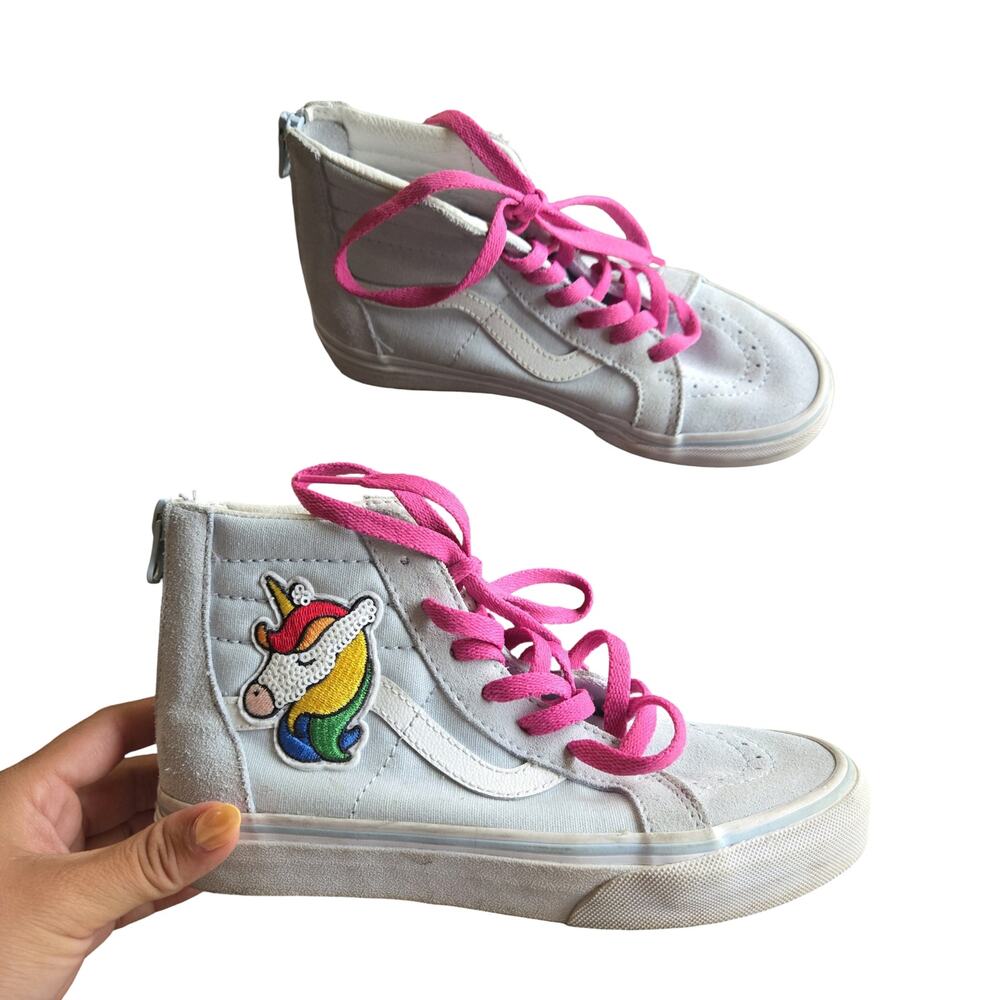 Vans Sk8 Hi-Top Unicorn Shoes Size: 2.5
